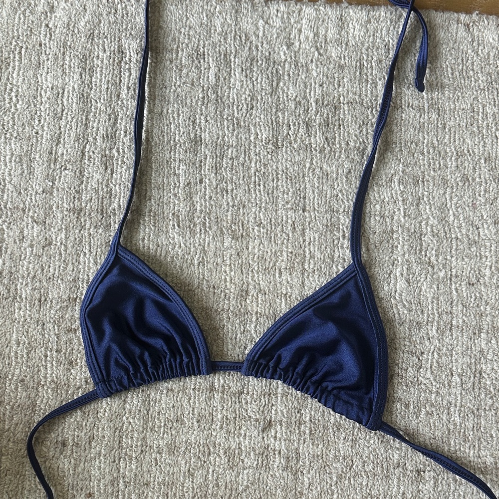 American Apparel Navy Bikini Top